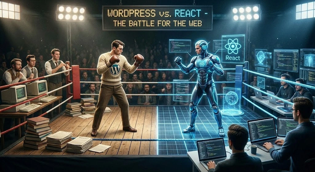 WordPress vs React performance vergelijking: snelheid en kosten analyse voor bedrijfswebsites